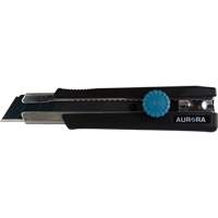 25mm Retractable Knife, Stainless Steel, Heavy-Duty, Rubber Handle Action Paper