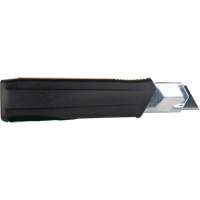 25mm Retractable Knife, Stainless Steel, Heavy-Duty, Rubber Handle Action Paper