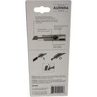 25mm Retractable Knife, Stainless Steel, Heavy-Duty, Rubber Handle Action Paper
