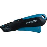 Retractable Safety Knife , Stainless Steel, Heavy-Duty, Plastic/Aluminum Handle Action Paper