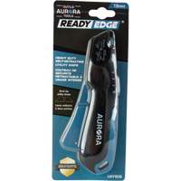 Retractable Safety Knife , Stainless Steel, Heavy-Duty, Plastic/Aluminum Handle Action Paper