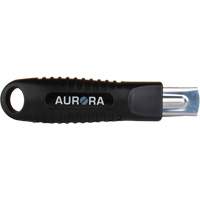 Standard-Duty Retractable Safety Knife, Stainless Steel, Rubber Handle Action Paper
