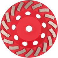 Meule boisseau diamant&eacute;e &agrave; 18 segments Turbo DIAMOND MAX Action Paper
