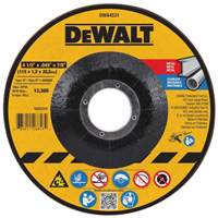 Metal Cutting Wheel, 4-1/2" x 0.045", 7/8" Arbor, Type 27, Aluminum Oxide Action Paper