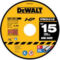 All-Purpose Cutting Wheel, 4" x 0.45", 5/8" Arbor, Type 1, Aluminum Oxide Action Paper