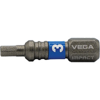 Impactech&reg; Insert Bit, Hex, 3 mm, 1/4" Drive Action Paper