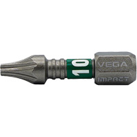 Impactech&reg; Insert Bit, Torx&reg; Tamper, T-10, 1/4" Drive Action Paper