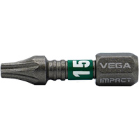 Impactech&reg; Insert Bit, Torx&reg; Tamper, T-15, 1/4" Drive Action Paper