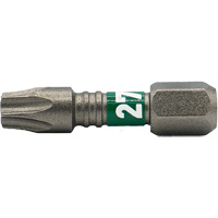 Impactech&reg; Insert Bit, Torx&reg; Tamper, T-27, 1/4" Drive Action Paper