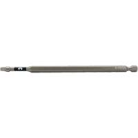 Impactech&reg; Power Bit, Slot, 8F-10R Tip, 1/4" Drive Size, 3-1/2" Length Action Paper