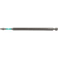 Impactech&reg; Power Bit, Torx, T-15 Tip, 1/4" Drive Size, 6" Length Action Paper