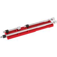Jeu de rallonges verrouillables, Prise de 1/4", Fini Chrome, 3 M Action Paper