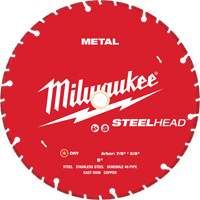 STEELHEAD Cutting Diamond Blade, 9", Metal Use Action Paper