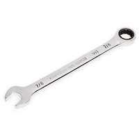 90-Tooth Ratcheting Combination Wrench, 12 Point, 7/8", Chrome Finish Action Paper
