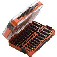 KNECT Drive Socket Set, 23 Pcs, Impact, 3/8" Drive Size, Deep Action Paper