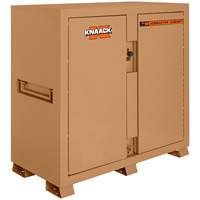 Model 99 Jobsite Cabinet with Double Doors & 2 Padlocks, Steel, 59.4 Cubic Feet, Tan Action Paper