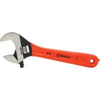 Adjustable Wrench, 6" L, 0.937" Max Width, Black Oxide Action Paper