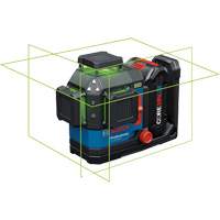 360 Connected Green-Beam Three-Plane Leveling and Alignment Laser Action Paper
