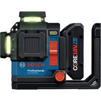 Laser dalignement/nivellement 360 connect&eacute; &agrave; faisceau vert &agrave; trois points Action Paper