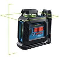 Green-Beam Self-Leveling 360° Cross-Line Laser Action Paper