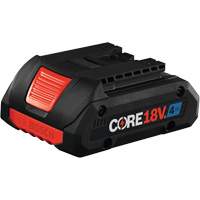 CORE18V&reg; Advanced Power Battery, Lithium-Ion, 18 V, 4 A Action Paper