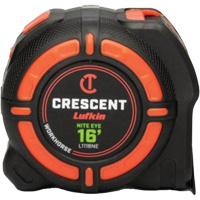 WORKHORSE NITE EYE Tape Measure, 1-1/4" x 16' Action Paper