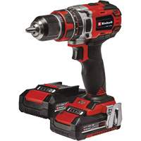 Professional Cordless Hammer Drill/Driver Kit, 1/2" Chuck, 18 V Action Paper