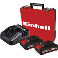 Professional Cordless Hammer Drill/Driver Kit, 1/2" Chuck, 18 V Action Paper