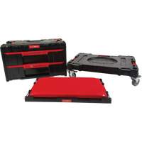 3-Piece Arx&reg; Dolly with Swivel Casters Set, 23-1/10" x 15" x 13-2/5", Black Action Paper