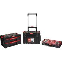 3-Piece Arx&reg; Rolling Toolbox Base Set, 25-1/5" x 19" x 42-2/5", Black Action Paper