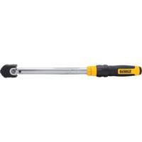 Micrometer Torque Wrench, Click, 3/8" Square Drive, 20 - 100 ft-lbs./27.11-135. 58 N.m Action Paper