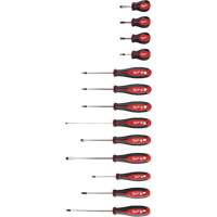 Tri-Lobe Screwdriver Kit, 13 Pcs., Magnetic Action Paper