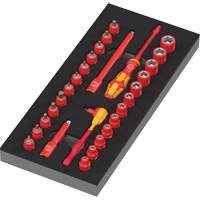 Insert en mousse pour jeu avec cliquet 8007 A VDE Zyklop VDE 1, 1000 V, 30 M Action Paper