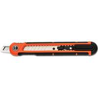 9mm Snap Off Blade Retractable Knife, Steel, Plastic Handle Action Paper