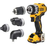 Ensemble perceuse/visseuse sans fil et sans balai XTREME 5-en-1, Lithium-ion, 12 V, Mandrin 3/8" Action Paper