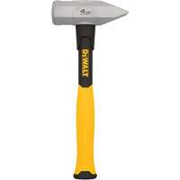Fiberglass Blacksmith Hammer, 4 lbs Head Weight Action Paper