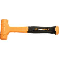 Dead Blow Hammer, 18 oz., Smooth Grip, 11-1/5" L Action Paper