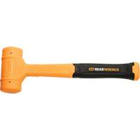 Dead Blow Hammer, 24 oz., Smooth Grip, 12-2/5" L Action Paper