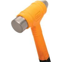 Dead Blow Ball Pein Hammer, 24 oz., Smooth Grip, 12-3/5" L Action Paper