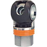 Raccord industriel rapide TOPQUIK SC, Acier nickel&eacute;, 1/2", NPT femelle, 359 PSI Action Paper