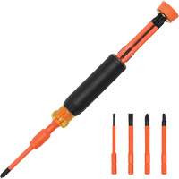 4-in-1 Insulated Multi-Bit Screwdriver Action Paper