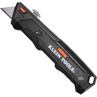 Auto-Loading Retractable Knife with Dual-Sided Blade Magazine, Steel, Plastic Handle Action Paper