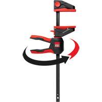 One-Hand Bar Trigger Clamps with 360° Rotating Handle, 4-1/2" (114.3 mm) Action Paper