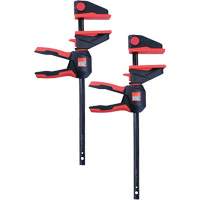 One-Hand Bar Trigger Clamps with 360° Rotating Handle Set, 12" (304.8 mm) Action Paper