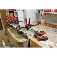 2-Piece One-Handed Table Clamps, 6" (152.4 mm) Action Paper