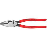 High Leverage Lineman's Pliers New England with Fish Tape Puller & Crimper Action Paper