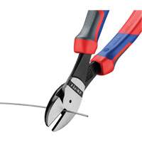 High Leverage Diagonal Cutters with KNIPEXTEND Handle, 8" L Action Paper