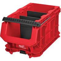 Bac compact PACKOUT, 15-1/2" x 9-1/2" x 8-3/4", Noir/Rouge Action Paper