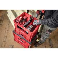 Caisse Packout, 15-3/4" x 18-5/8" x 15", Noir/Rouge Action Paper