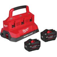 M18 Forge Starter Kit with 2 Batteries & 6-Bay Rapid Charger, Lithium-Ion, 18 V, 12 Ah Action Paper